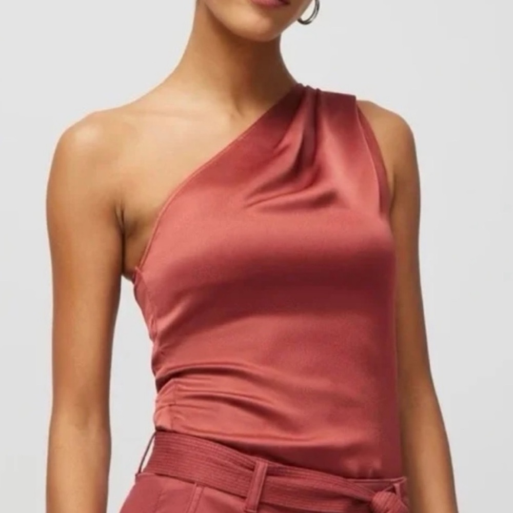 NWT WHBM Sienna One Shoulder Draped
Top, Women's Size XS